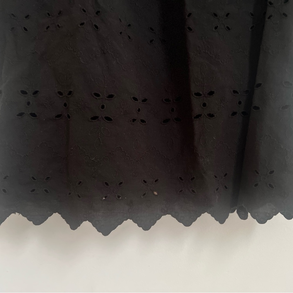 Time and Tru Black Eyelet Top - Picture 9 of 12